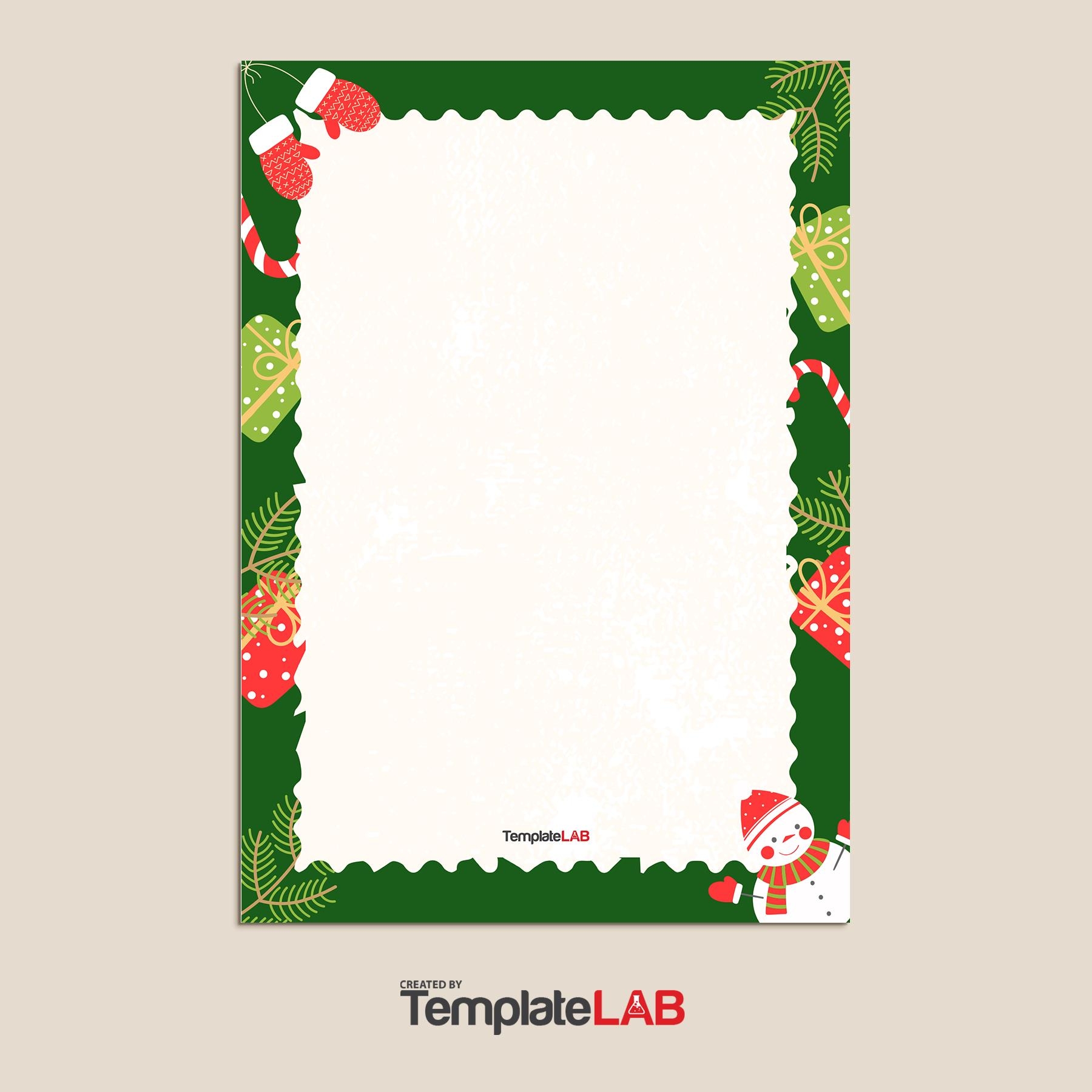 Printable Christmas Templates For Word