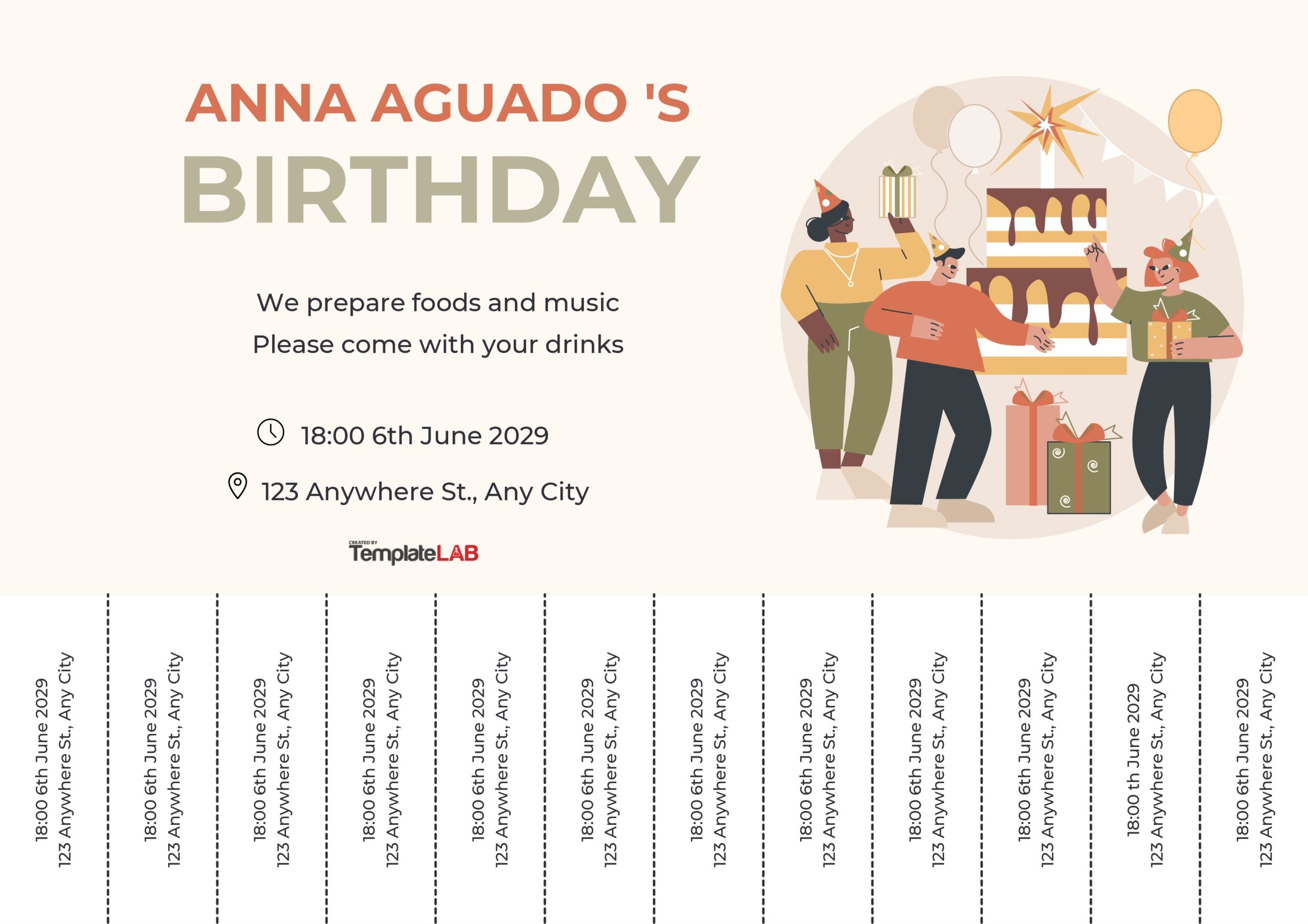 19 Blank Tear Off Flyer Templates Word Google Docs PSD 