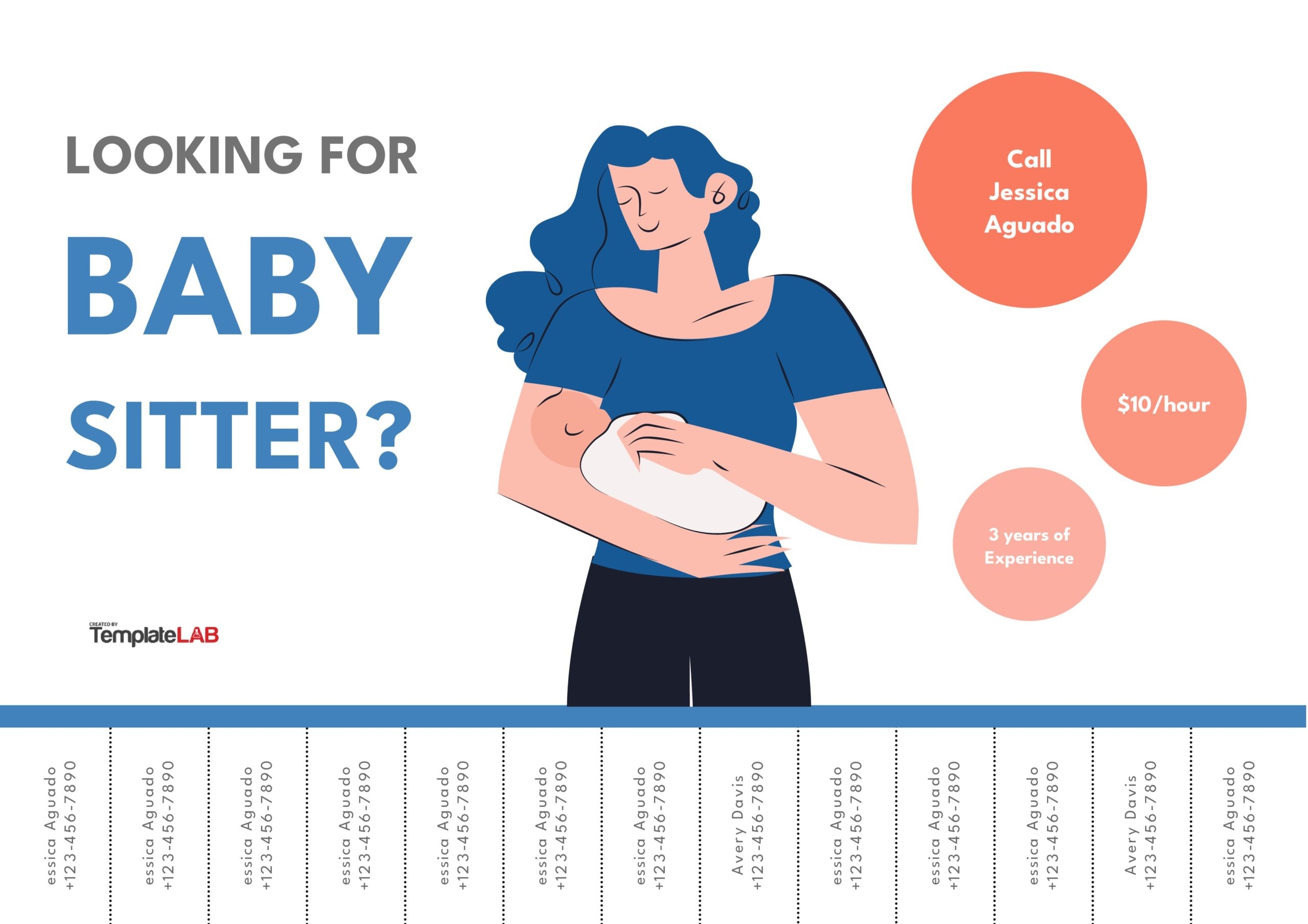 19 Blank Tear Off Flyer Templates Word Google Docs PSD