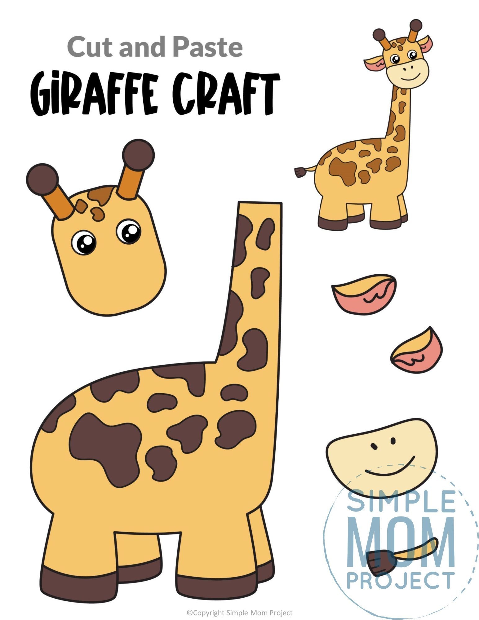 19 Giraffe Crafts Ideas Giraffe Crafts Crafts Animal Crafts 