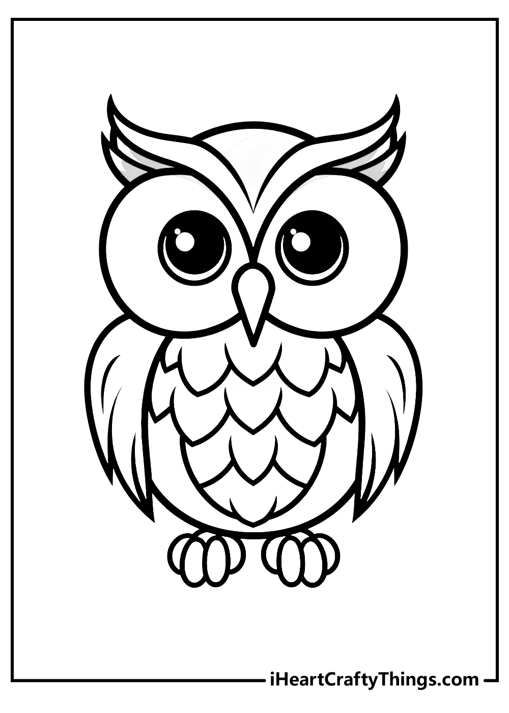 Printable Template Of An Owl
