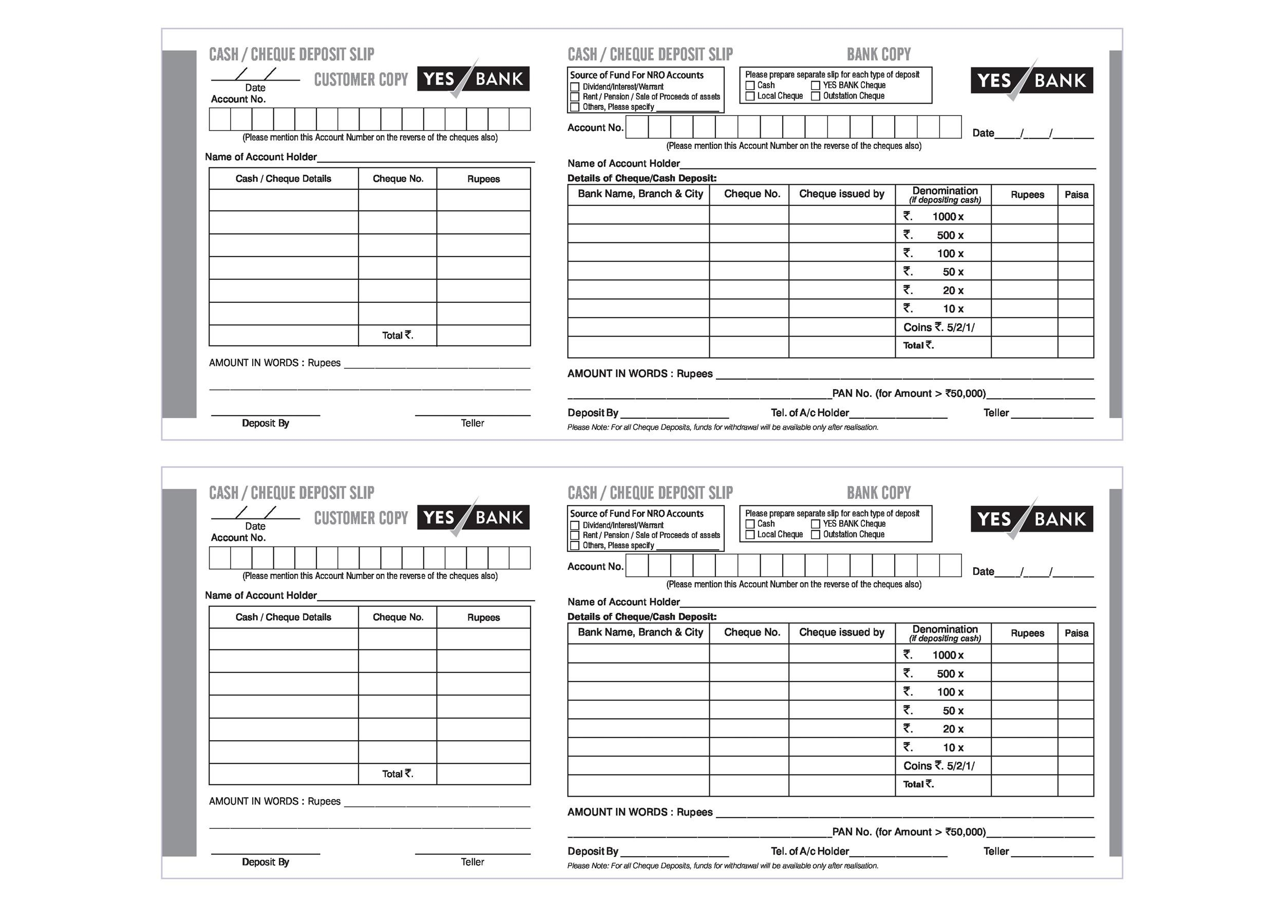 37 Bank Deposit Slip Templates amp Examples TemplateLab