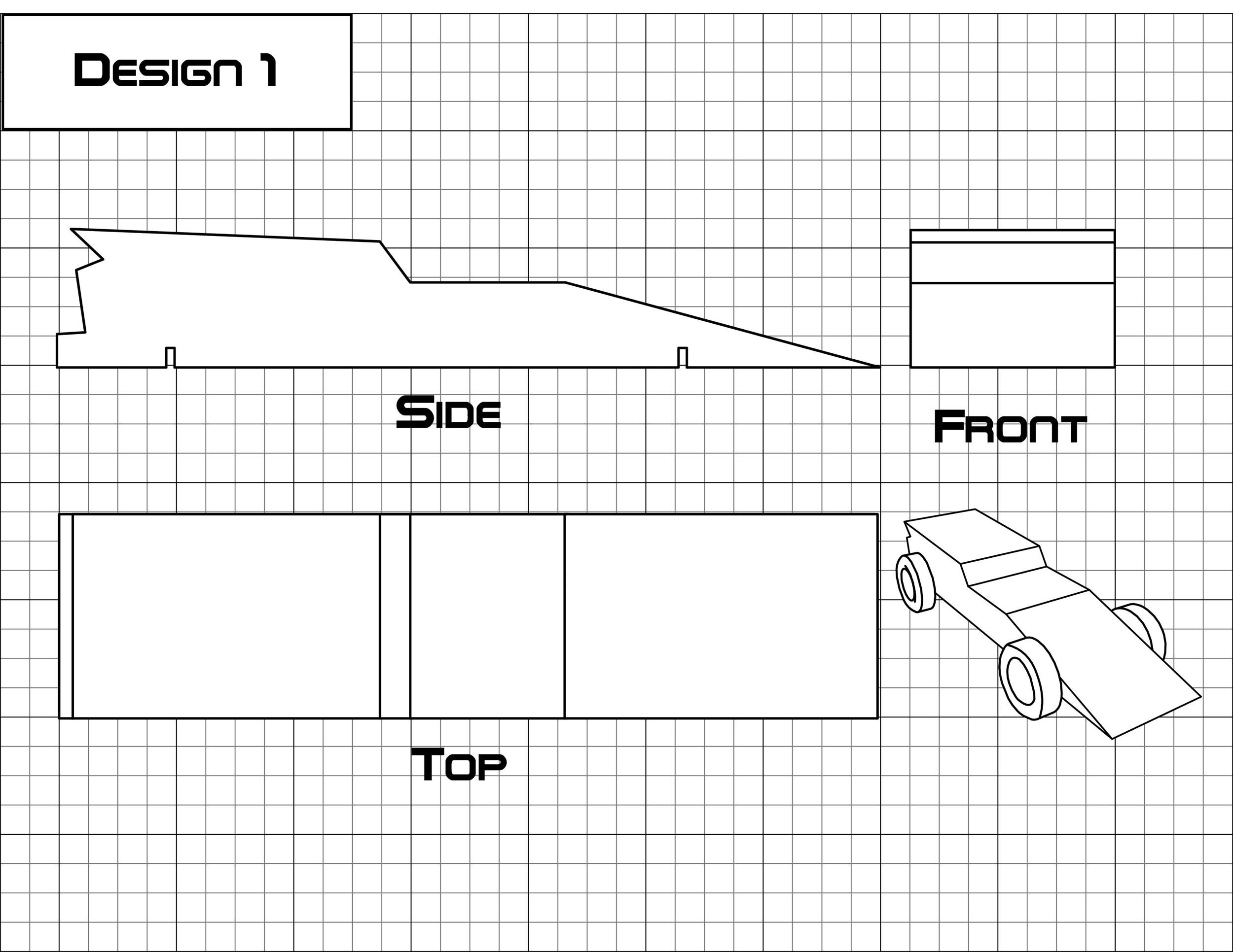 Free Printable Pinewood Derby Car Templates