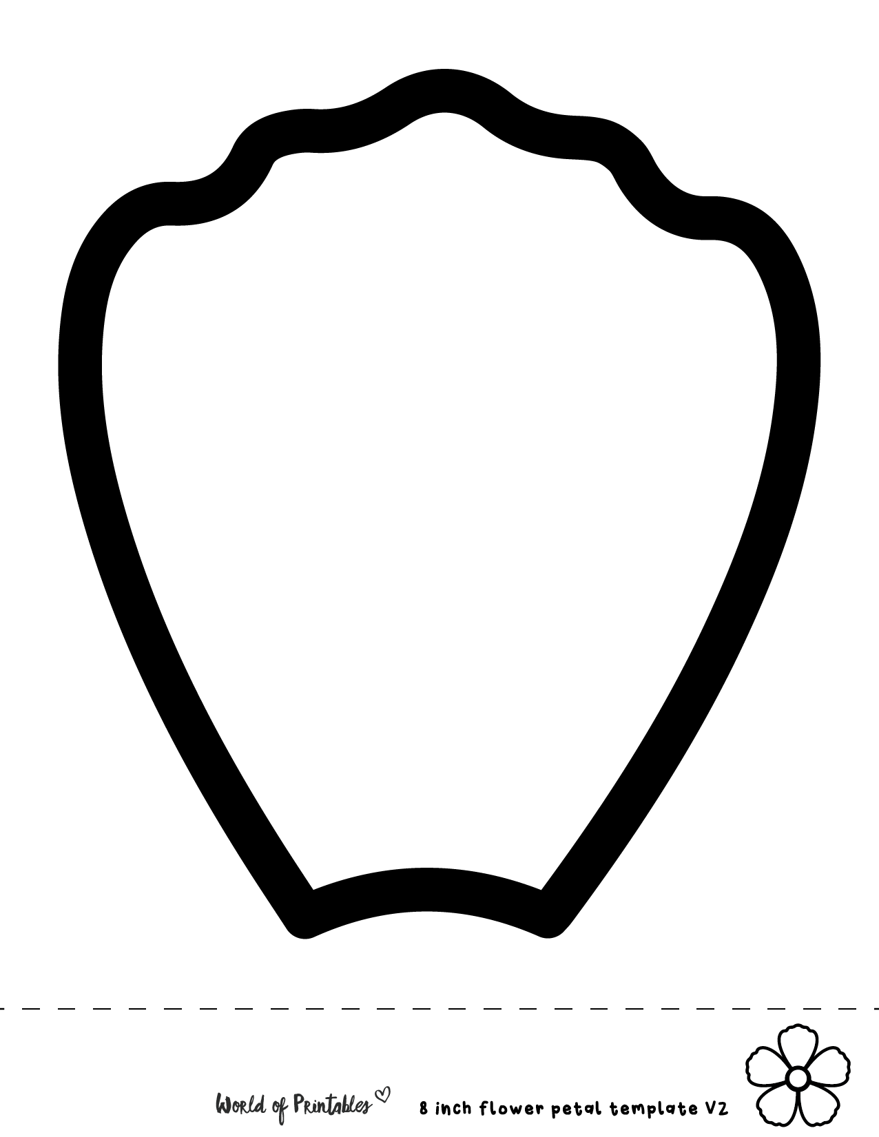 Free Printable Rose Petal Template Free Printable Rose Petal Template