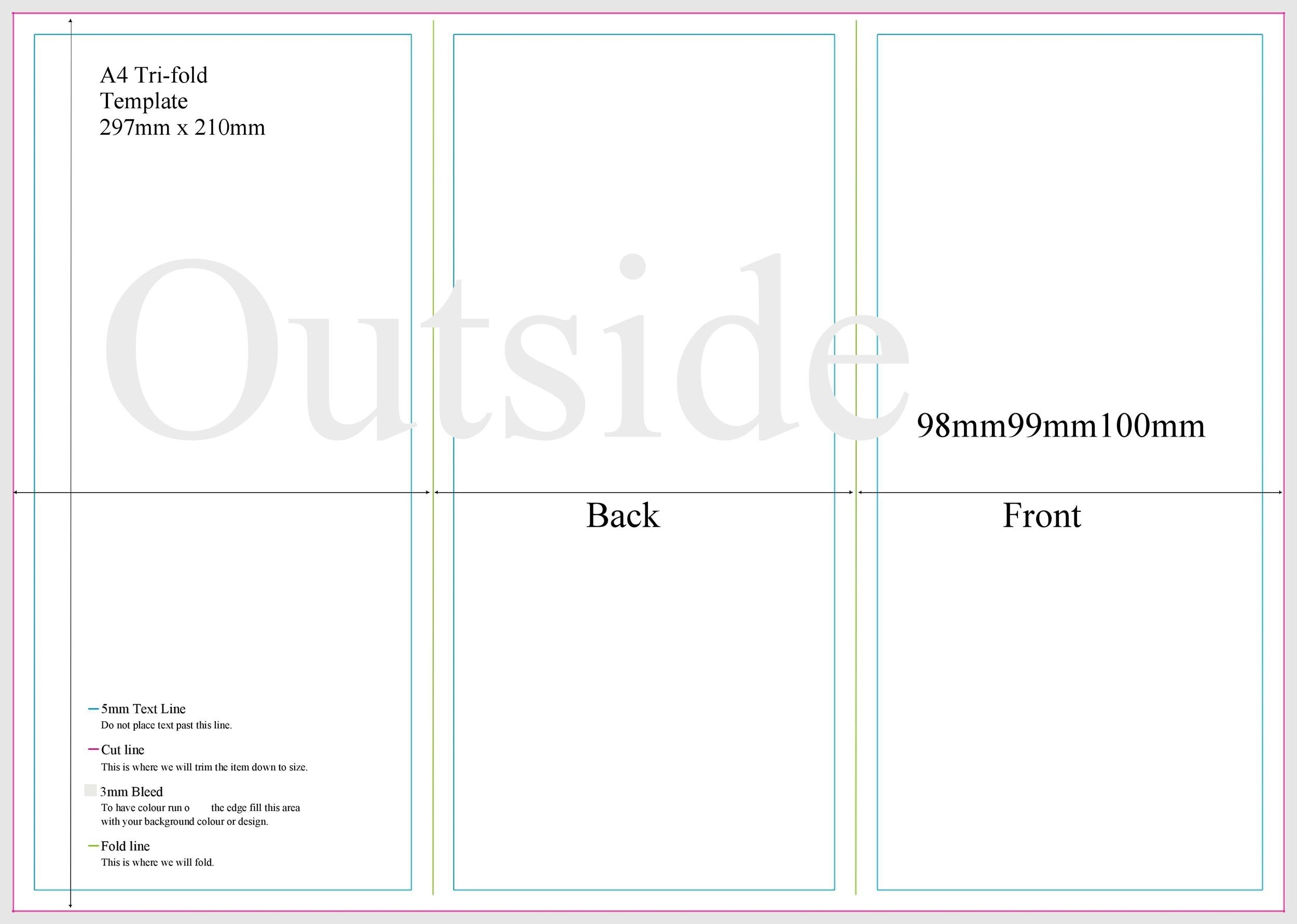 Free Printable Pamphlet Template