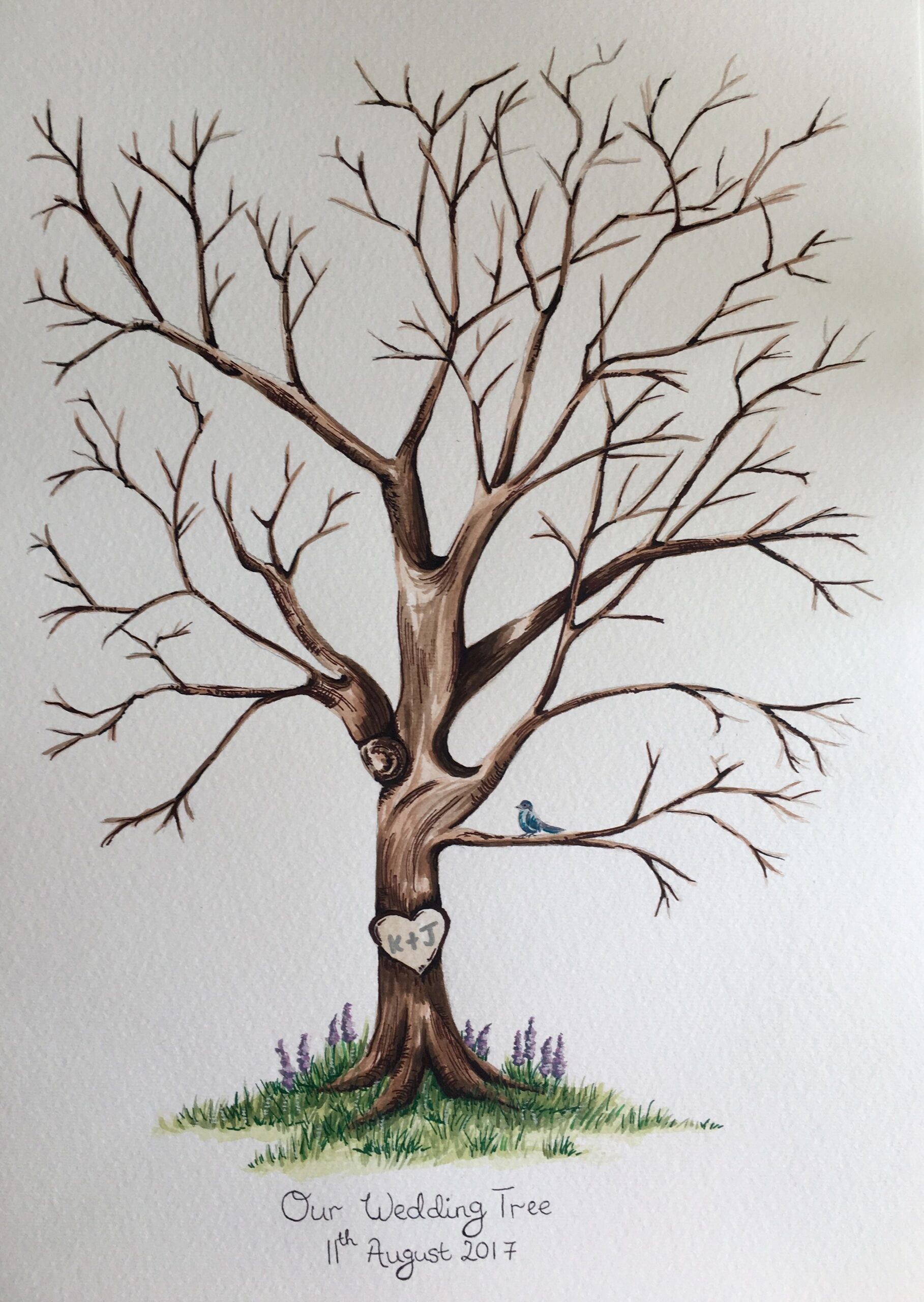 7 Free Printable Fingerprint Tree Template Ideas Fingerprint 