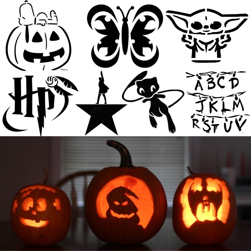 Easy Printable Pumpkin Carving Templates