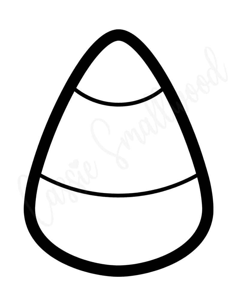 Free Printable Candy Corn Template