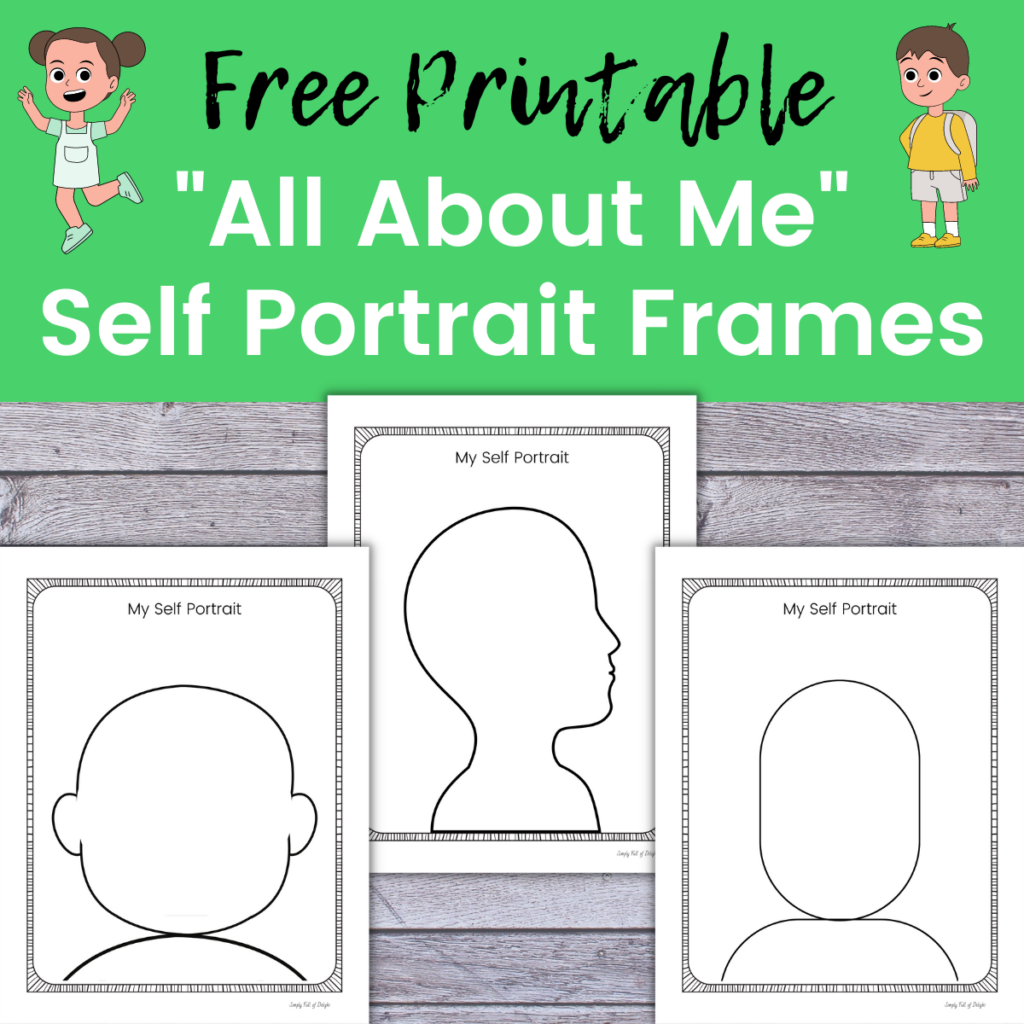 Free Printable Self Portrait Template