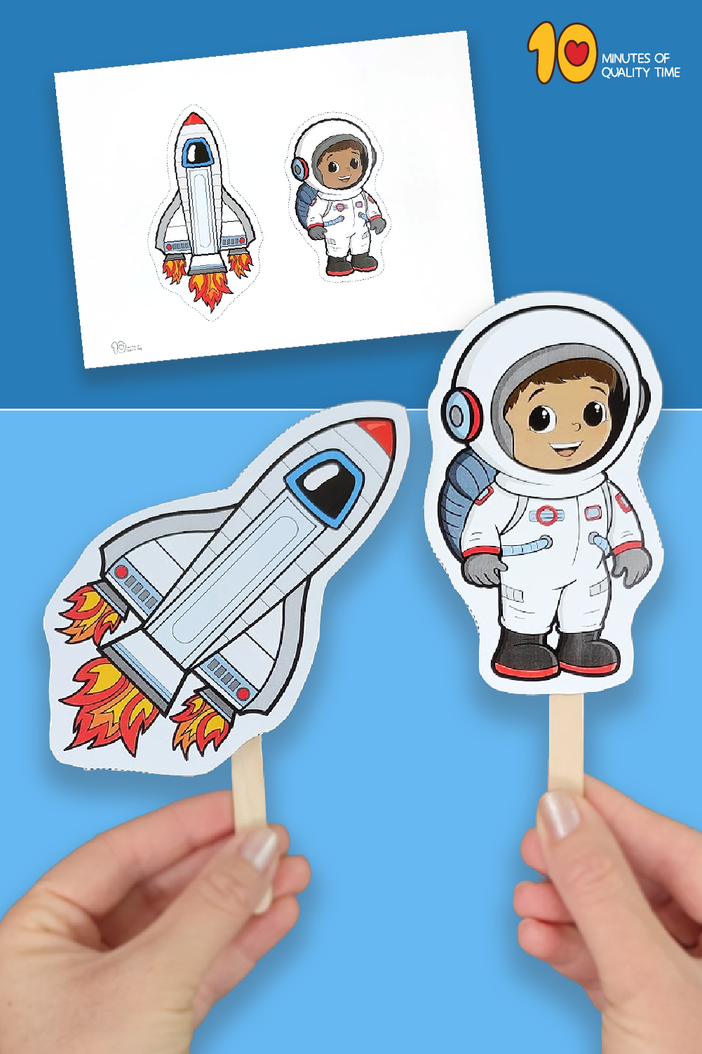 Printable Astronaut Template