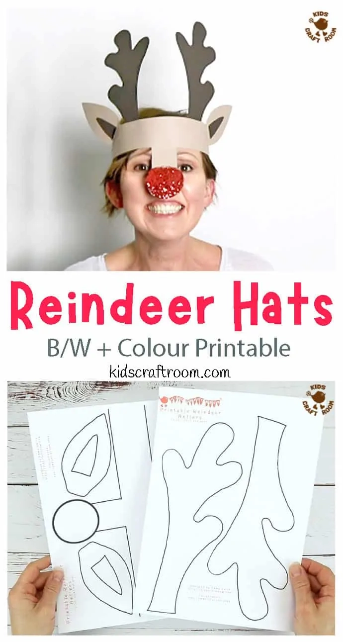 Best Printable Reindeer Antlers Template For Kids Kids Craft Room
