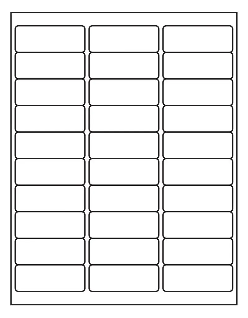 Blank Hanging File Tabs Label 5567 Template IWorkCommunity