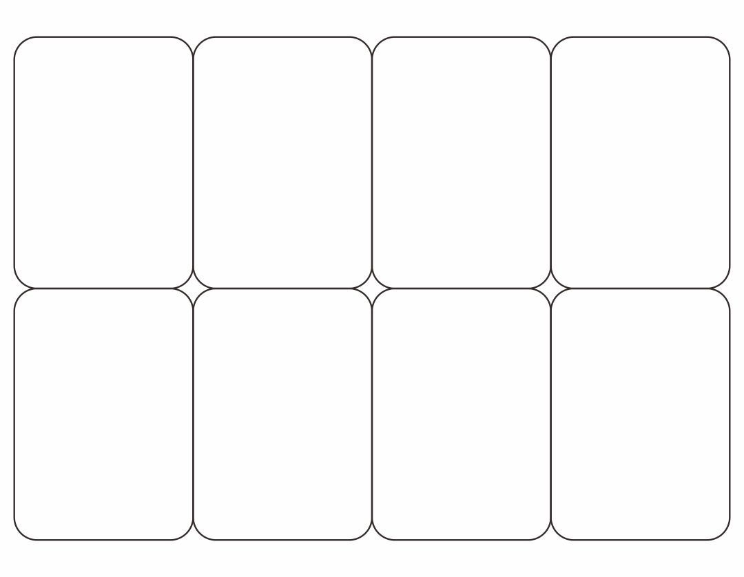 Blank Playing Card Template For Word 10 Free PDF Printables 
