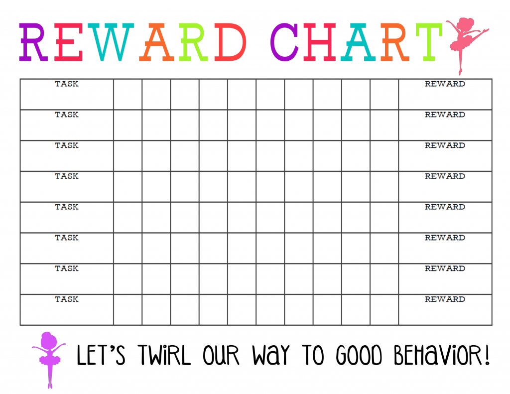 Printable Behavior Chart Template