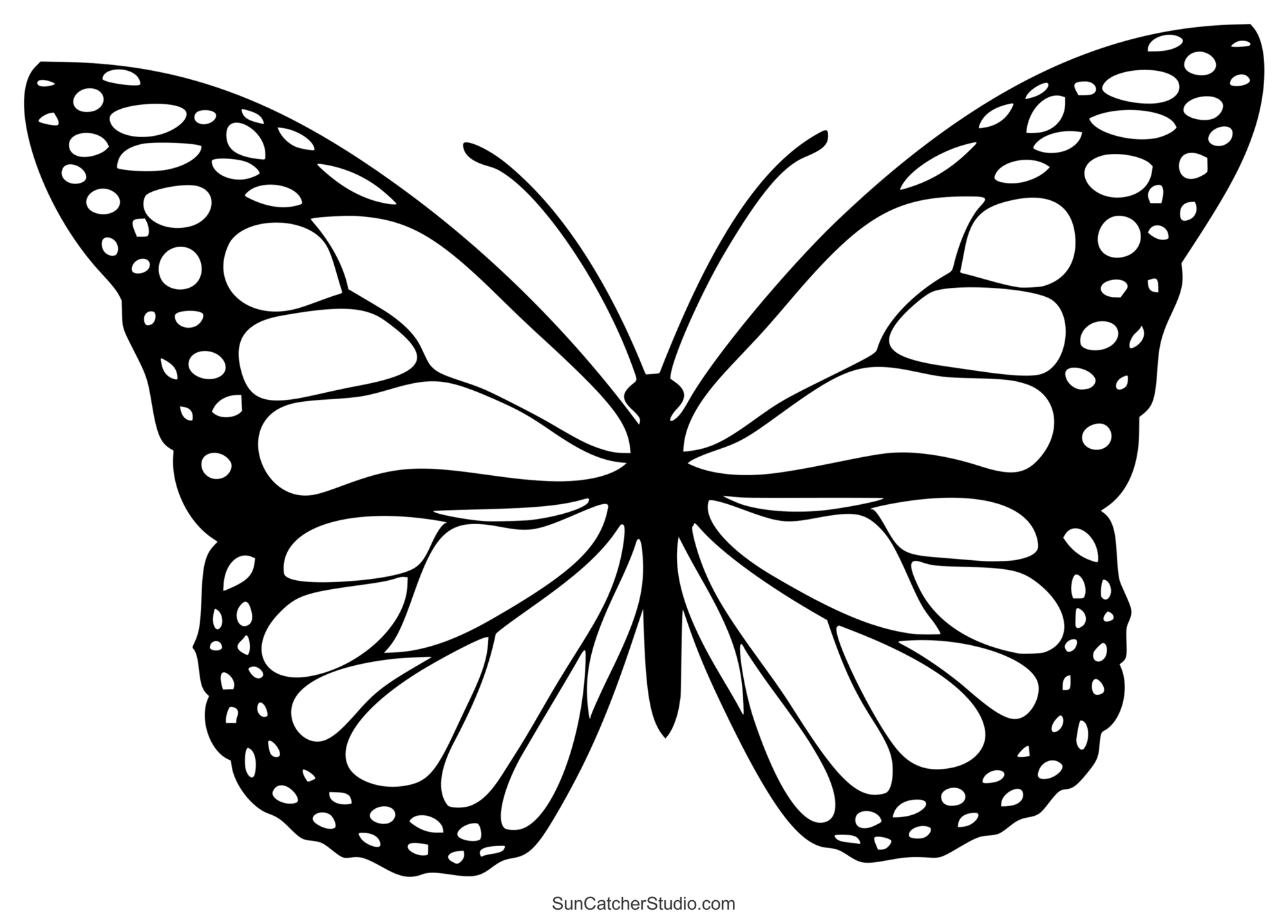 Butterfly SVG Files Printable Templates Patterns amp Clipart 