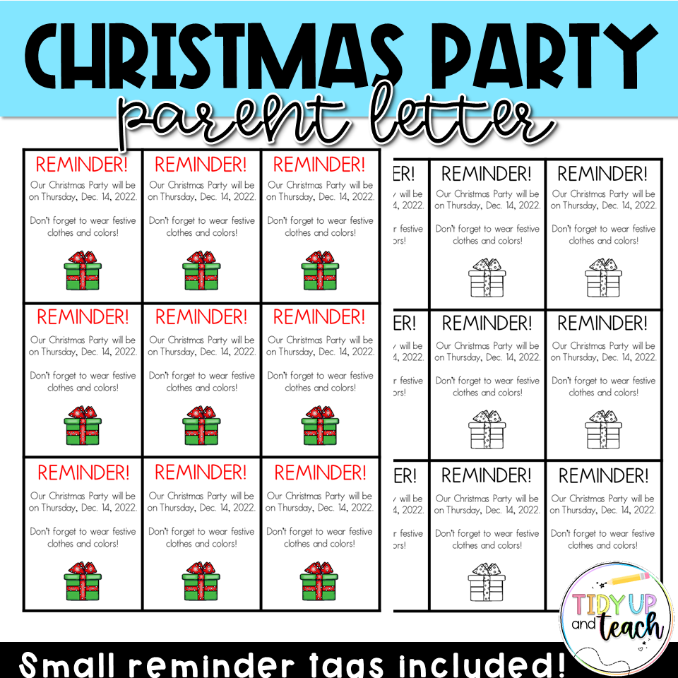 Printable Classroom Party Letter To Parents Template Printable Classroom Party Letter To Parents Template