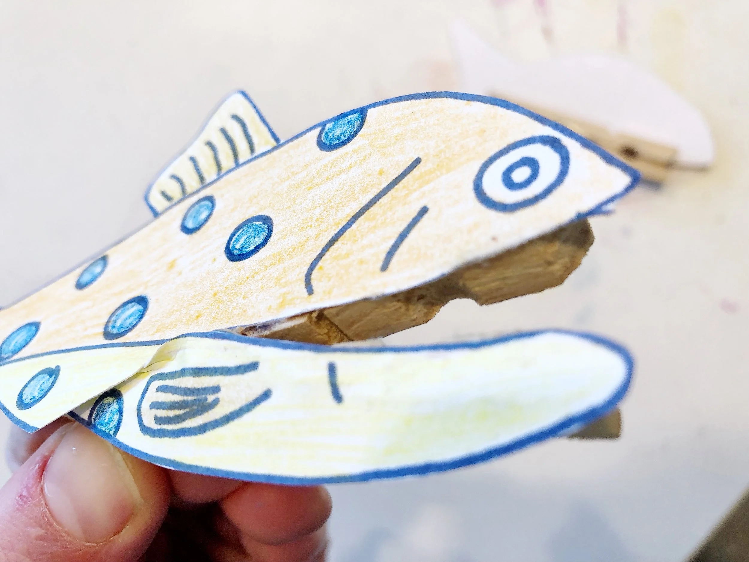 Free Printable Shark Clothespin Puppet Template Free Printable Shark Clothespin Puppet Template