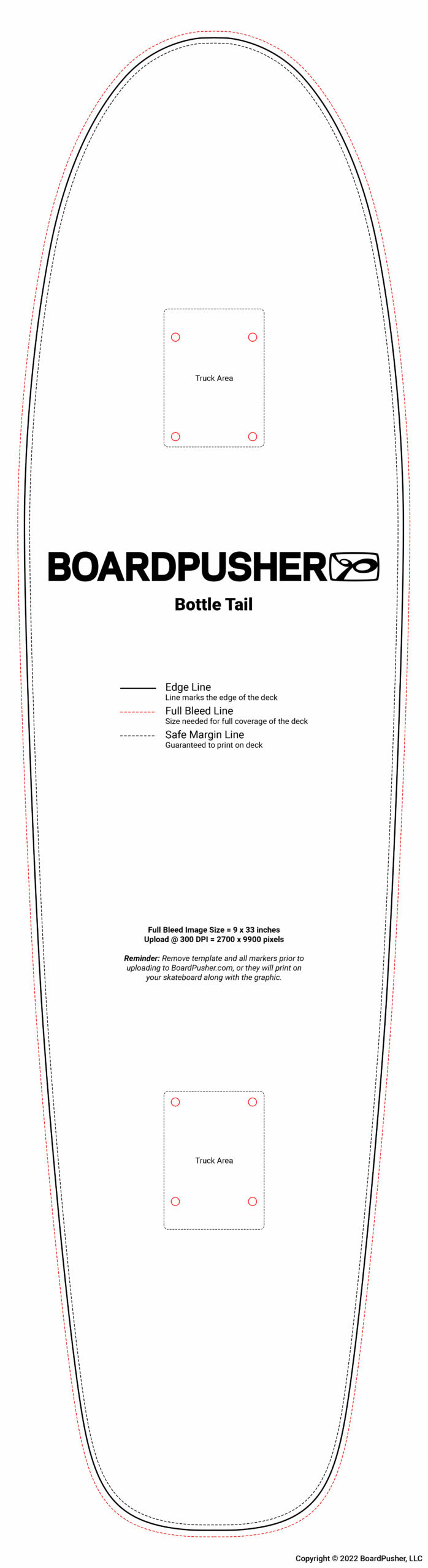 Longboard Template Printable