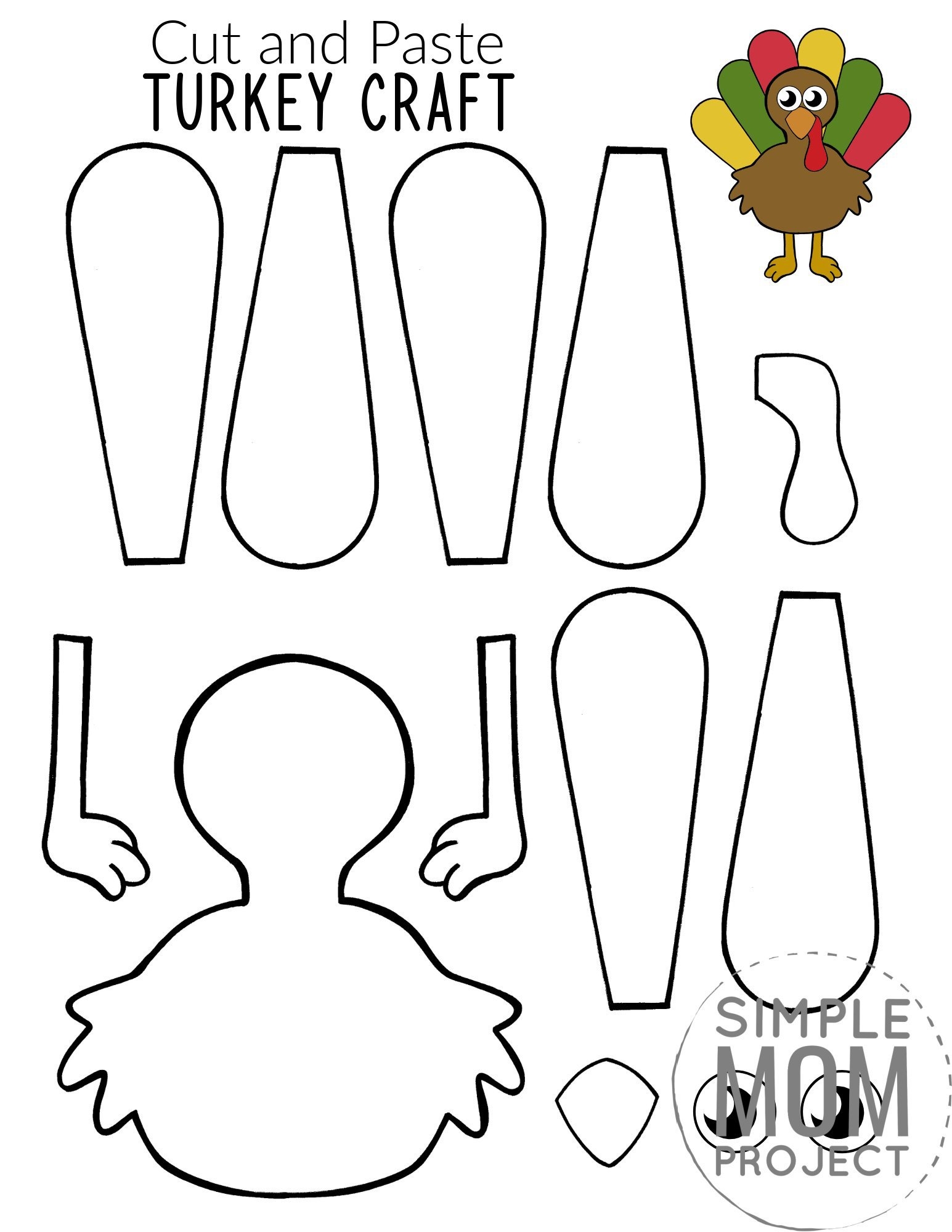 Template Turkey Printable