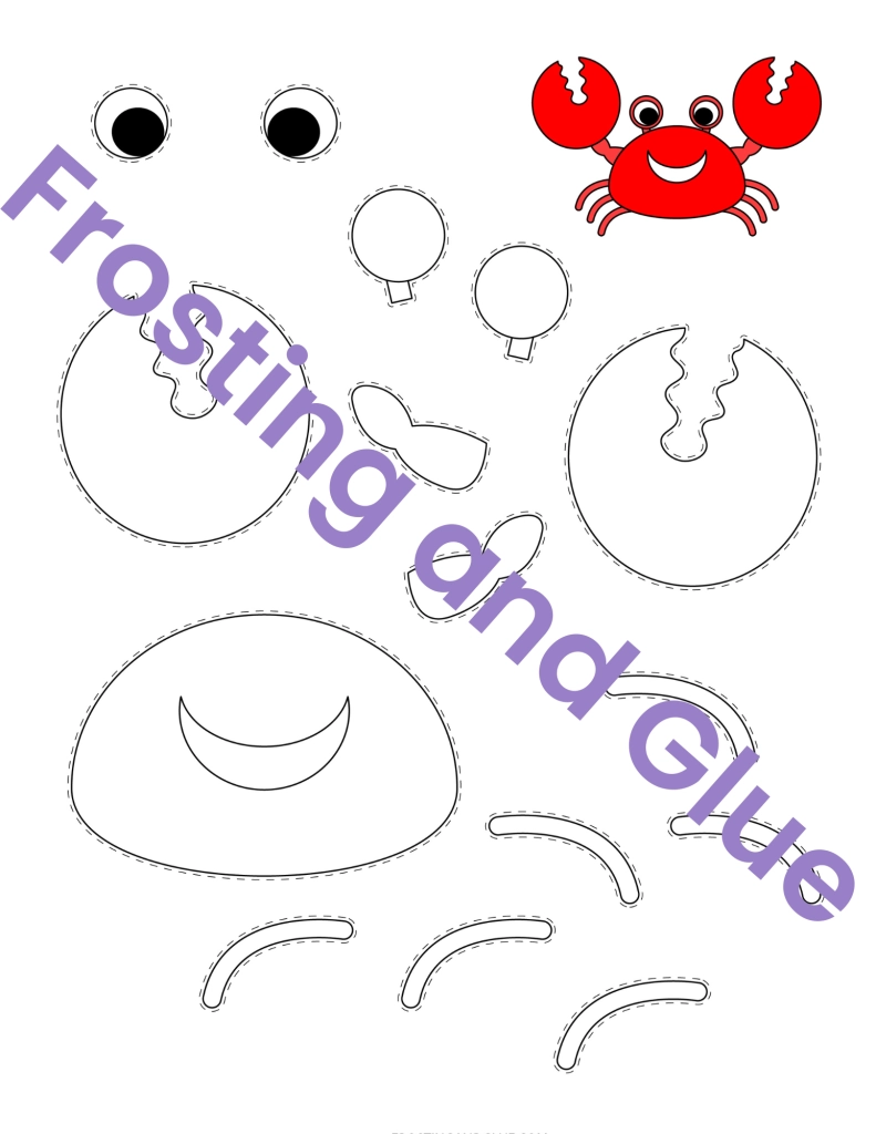Printable Crab Template