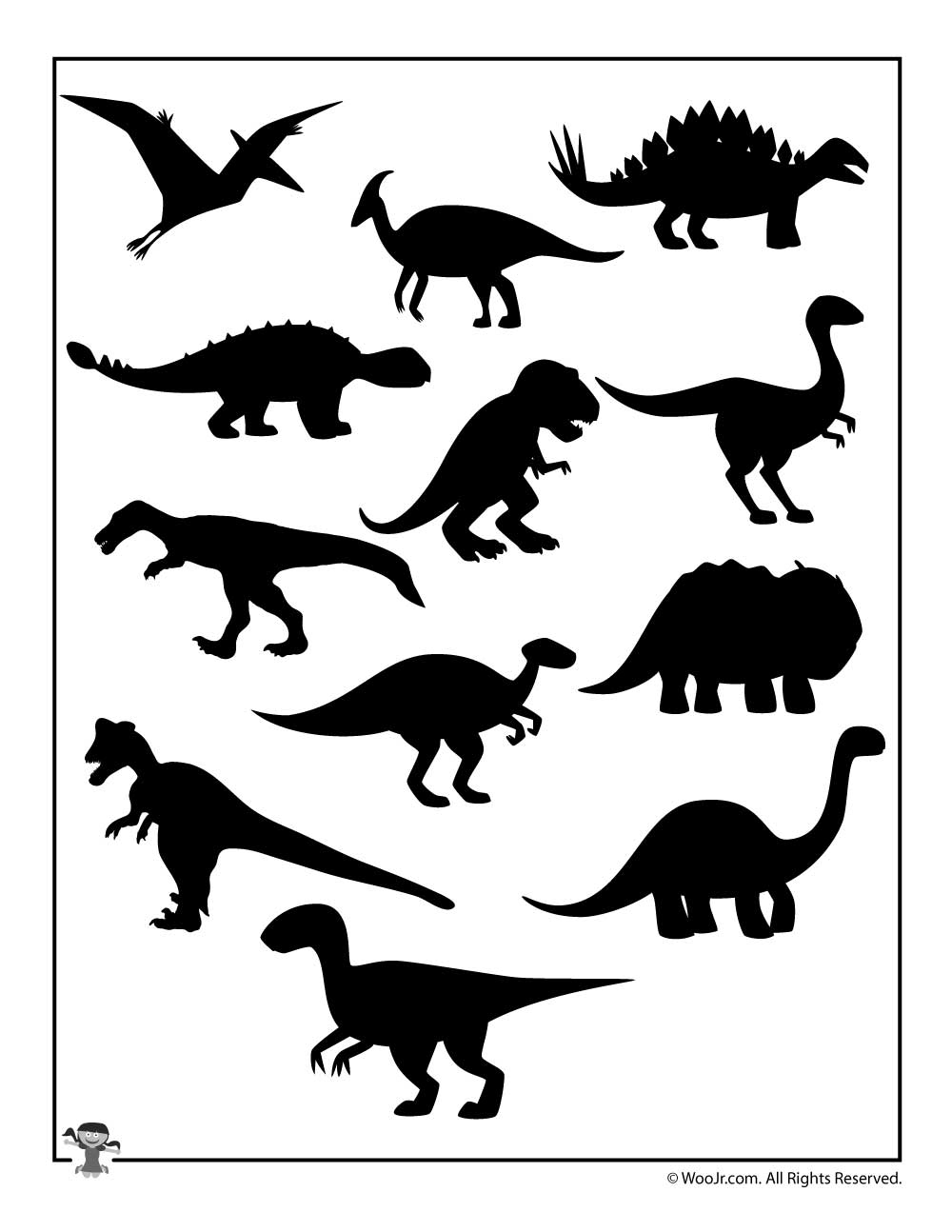 Dinosaur Templates And Printable Designs Woo Jr Kids 