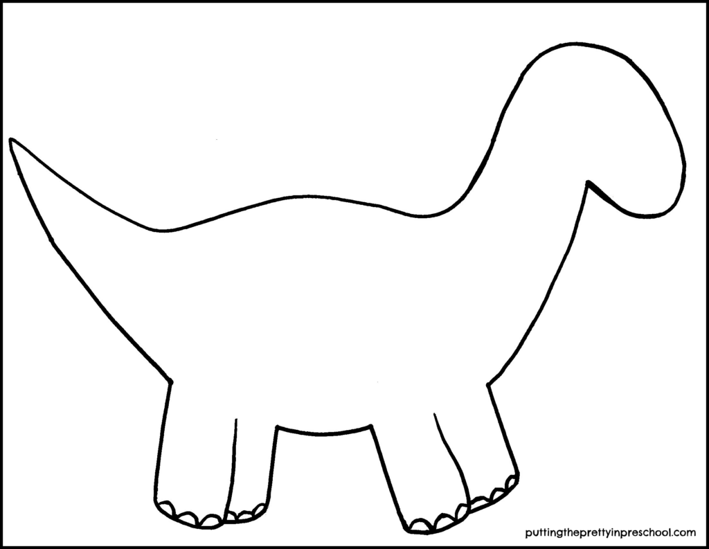 Dinosaur Template Free Printable