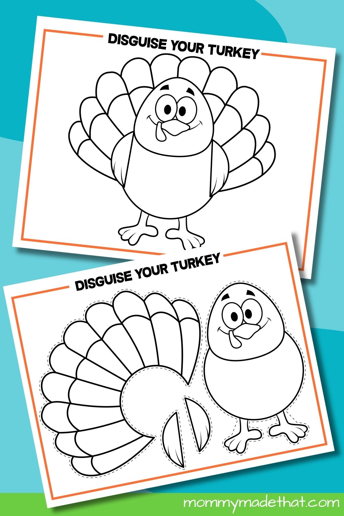 Template Printable Disguise A Turkey Template