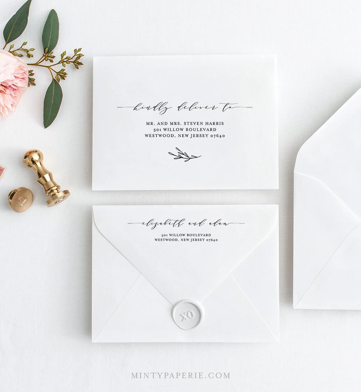 Envelope Address Template Printable Wedding Envelope Template 
