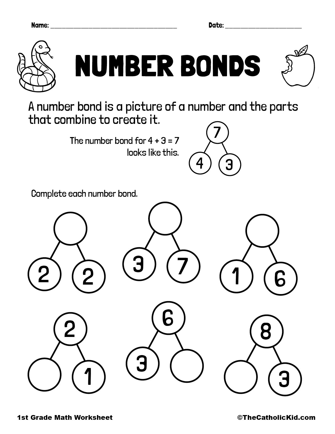 Explore Engaging Number Bond Worksheets For Effective Math Learning