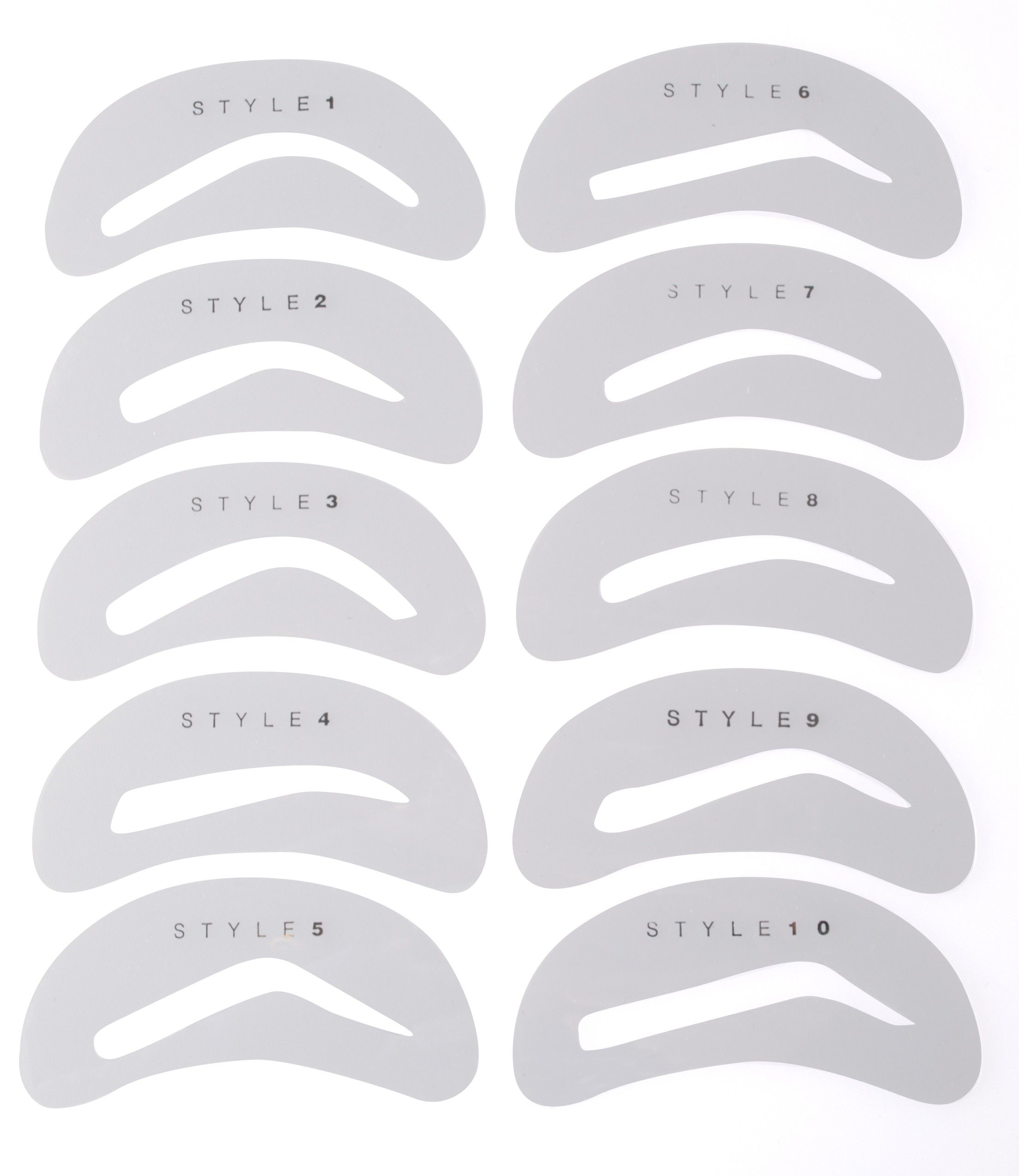 Free Printable Printable Eyebrow Template