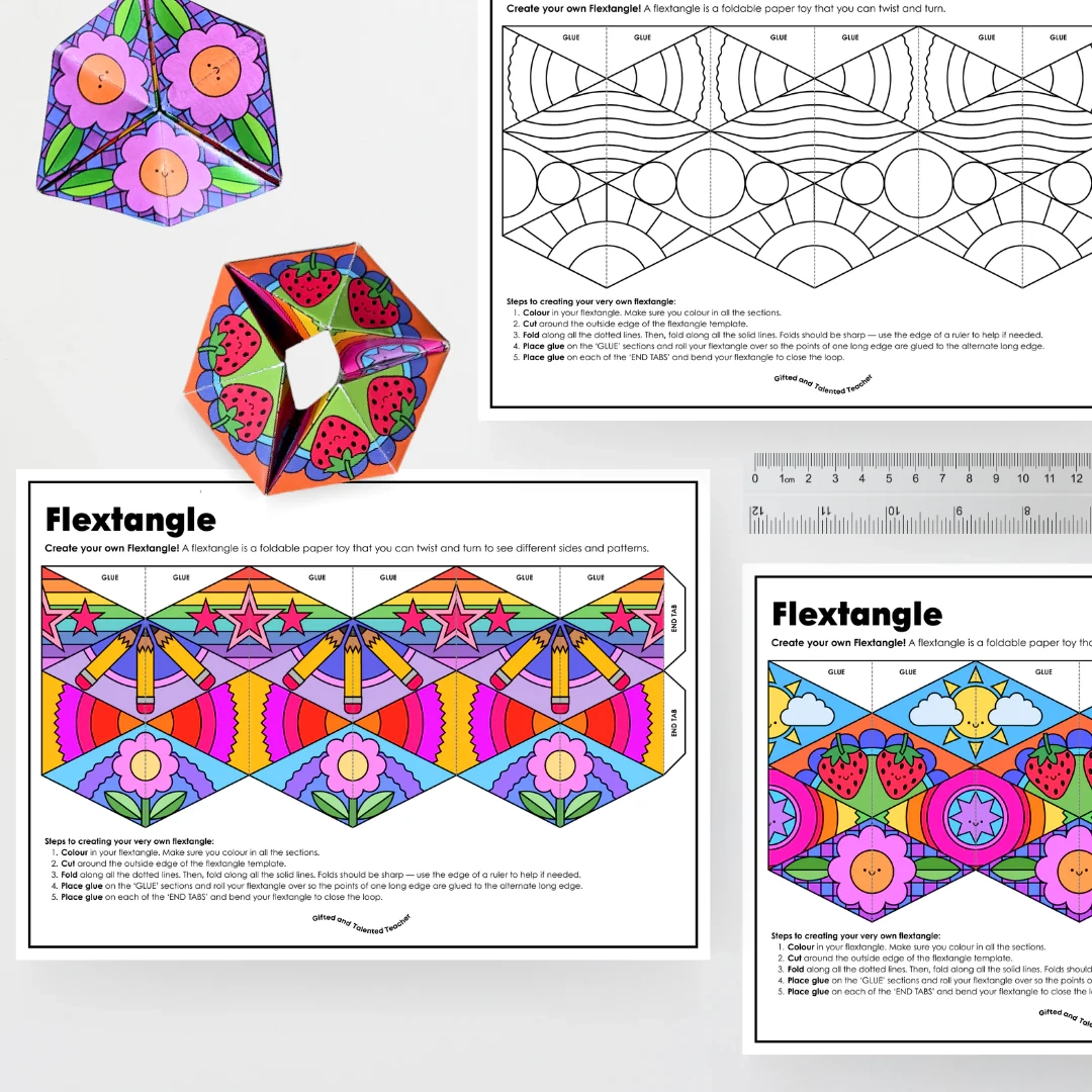 Kaleidocycle Template Printable