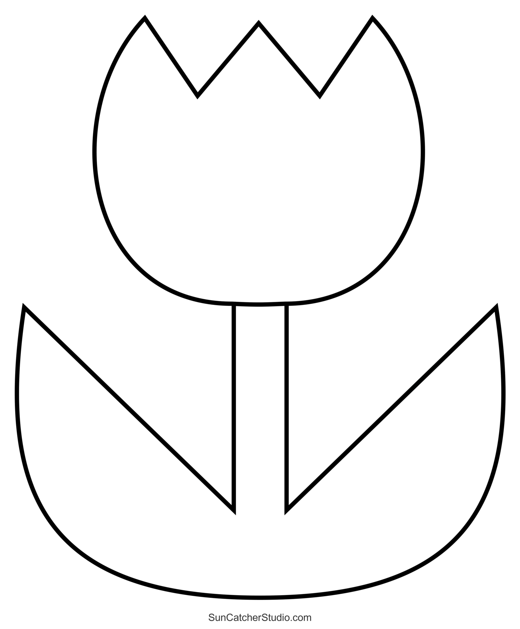 Tulip Printable Template