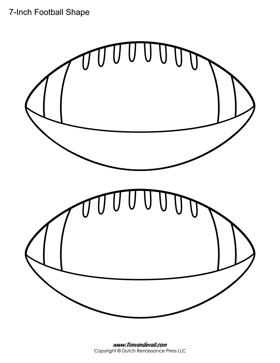 Free Football Template Printable