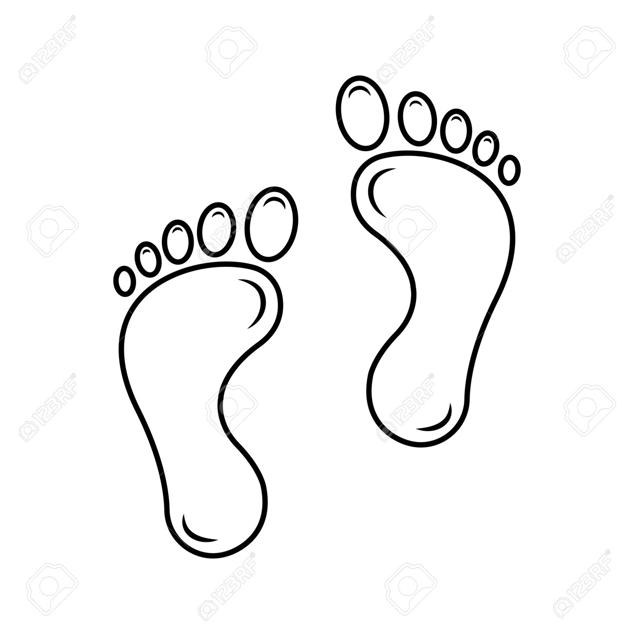 Printable Feet Template