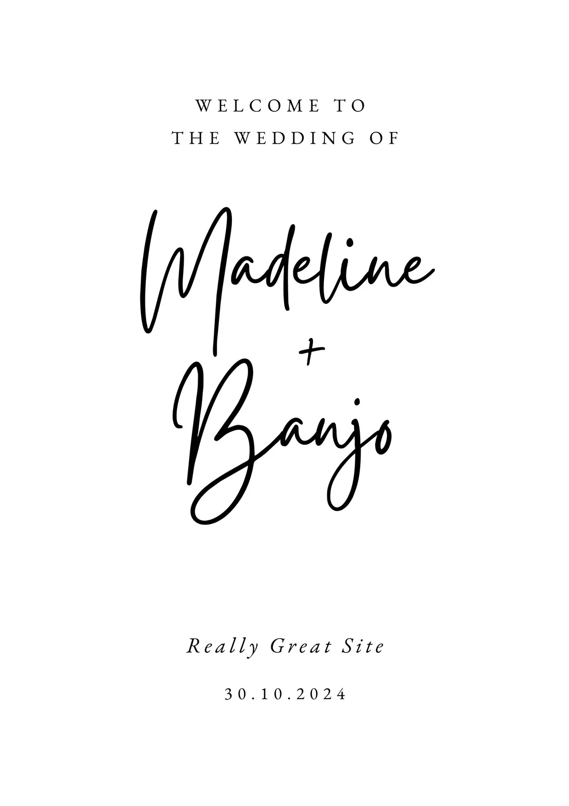 Free Printable Wedding Sign Templates Free Printable Wedding Sign Templates