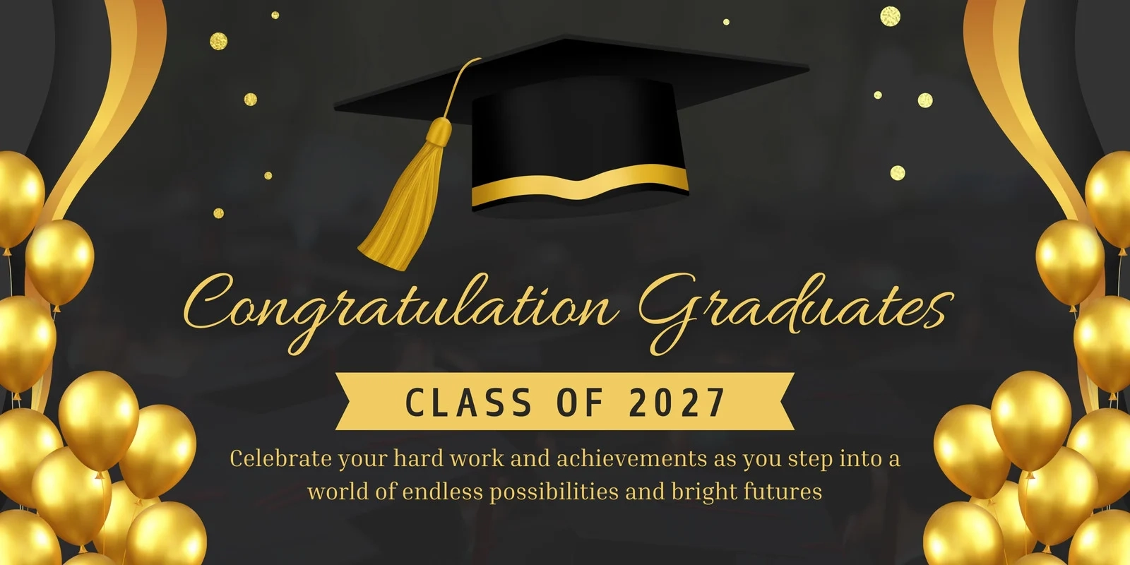 Graduation Banner Template Printable
