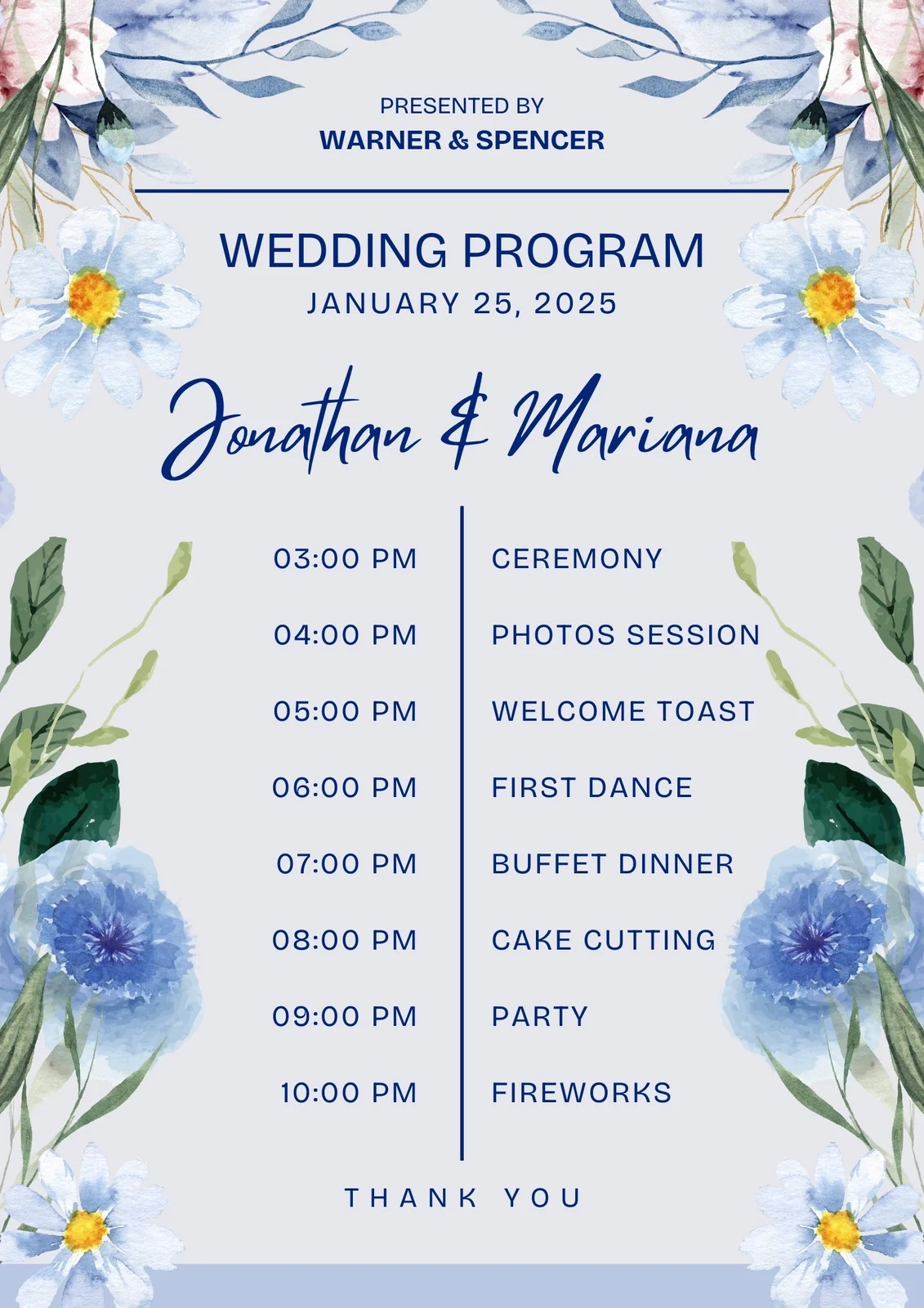 Free Custom Printable Wedding Program Templates Canva Free Custom Printable Wedding Program Templates Canva
