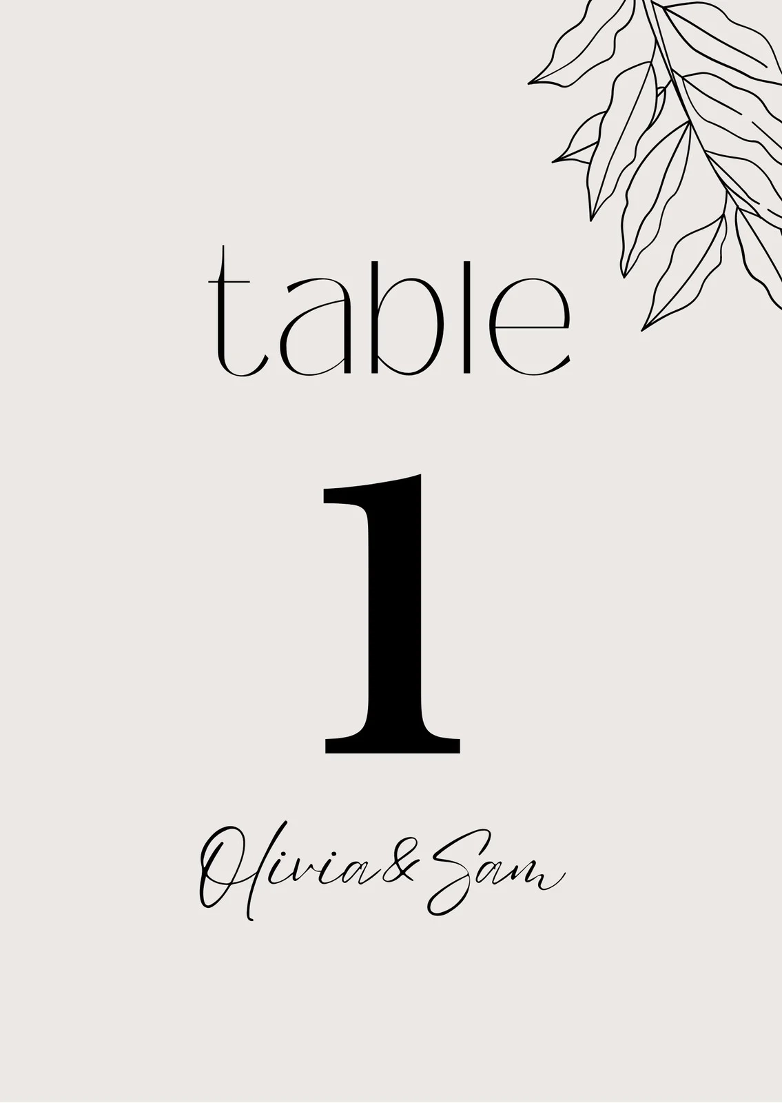 Free Customizable Table Number Card Templates Canva