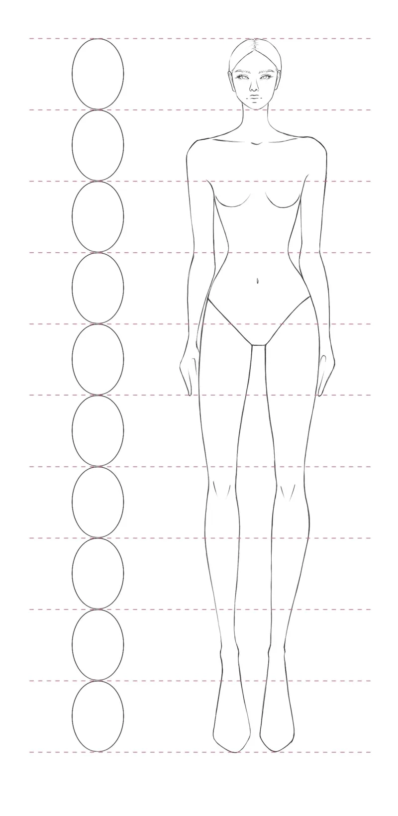 Free Fashion Croquis Templates plus Drawing amp Design Tips