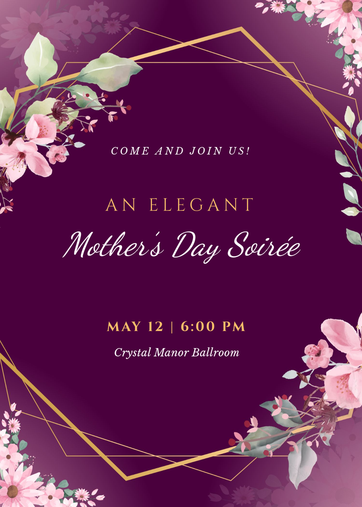Free Mothers Day Invitation 2025 Templates To Edit Online