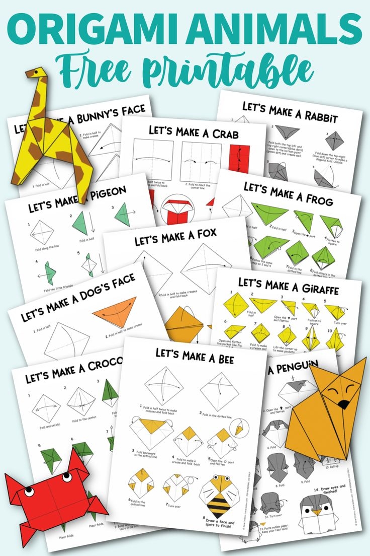 Free Origami Animals With Instructions And Diagrams