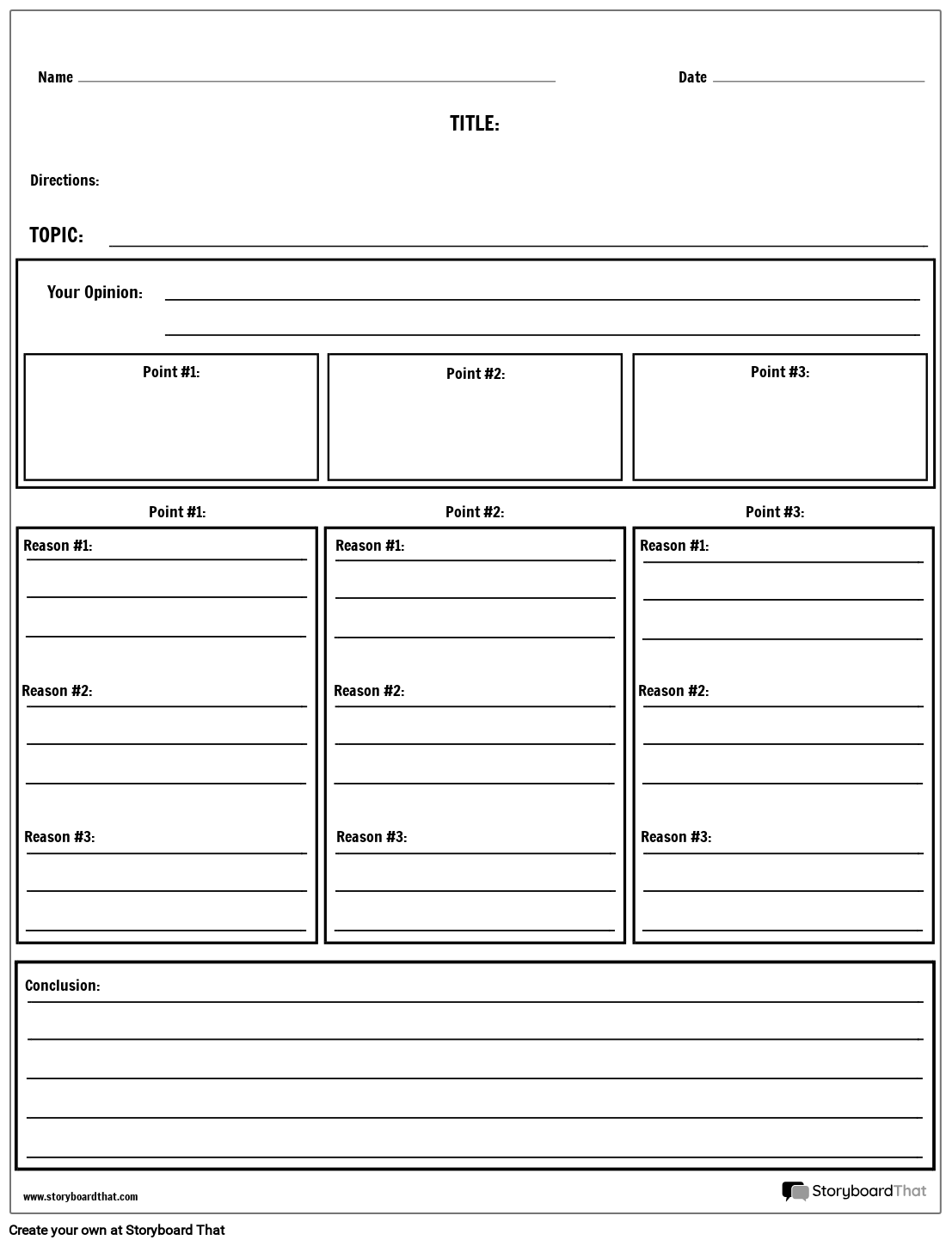 Printable Persuasive Writing Template Printable Persuasive Writing Template