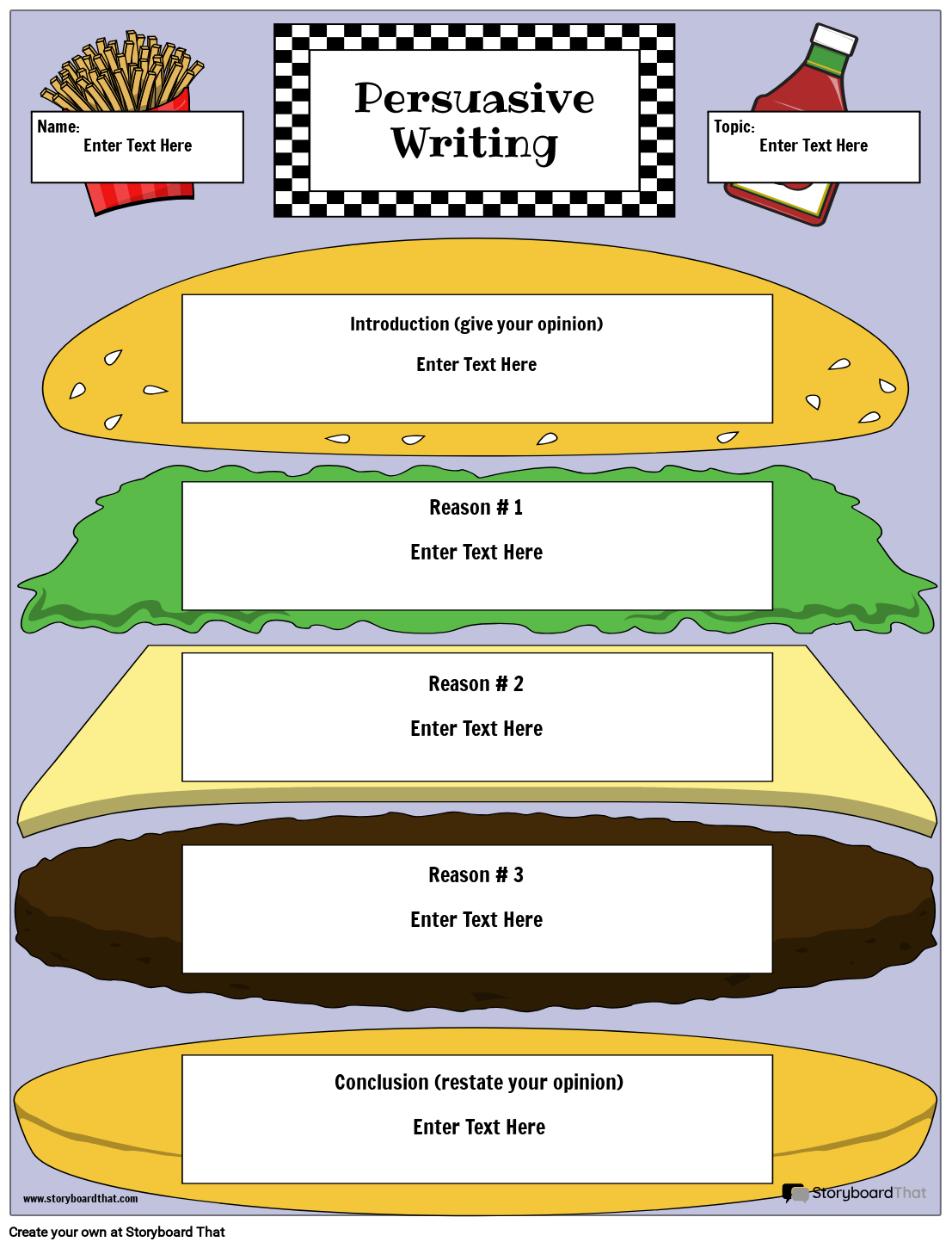 Free Persuasive Essay Templates By Storyboard That 2025