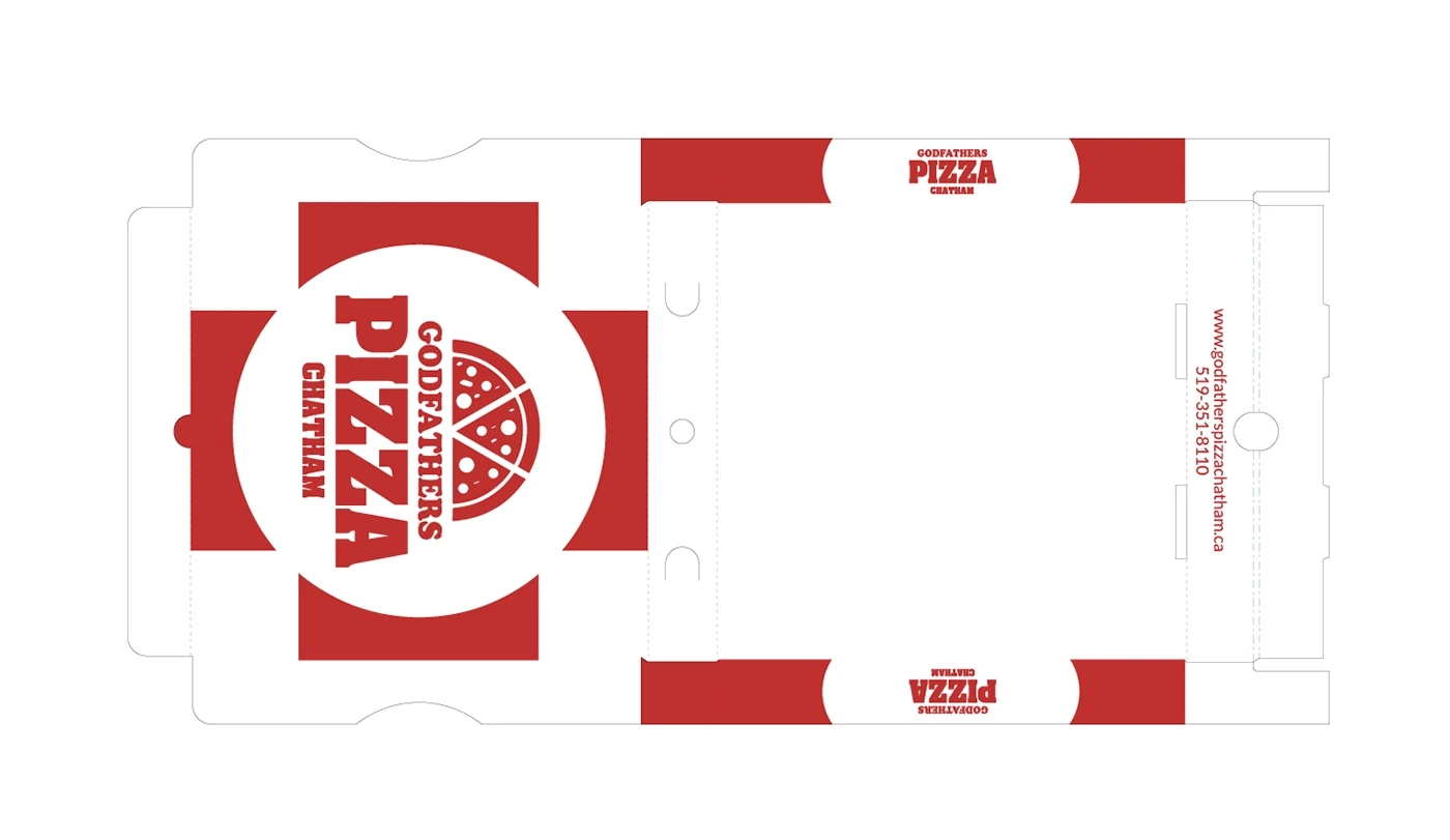 Free Printable Pizza Box Template