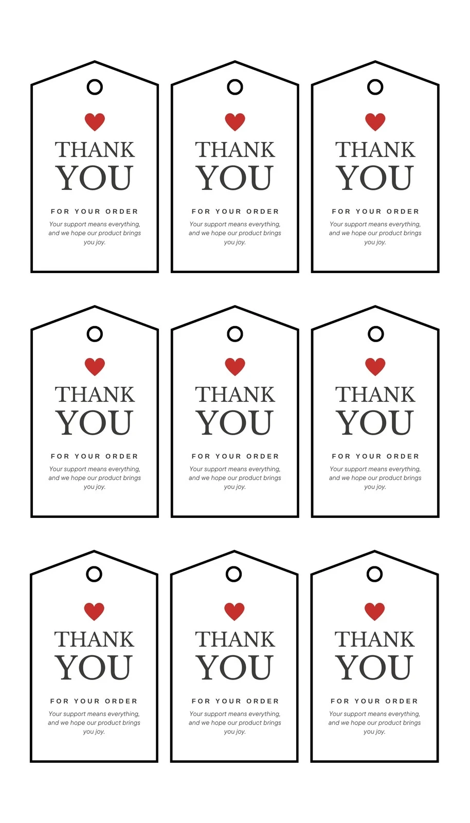 Free Printable And Customizable Gift Tag Templates Canva