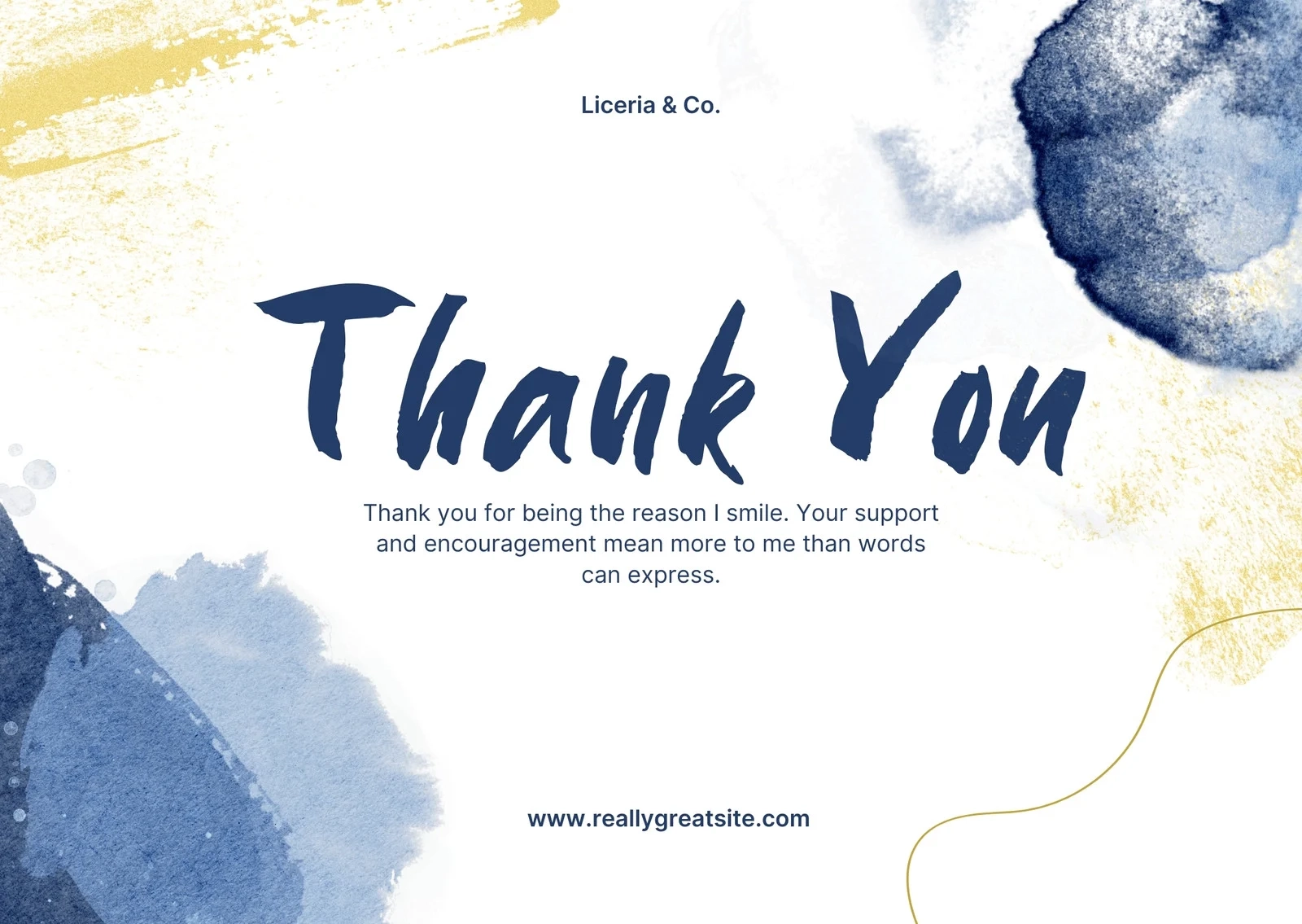 Free Printable Thank You Postcard Templates