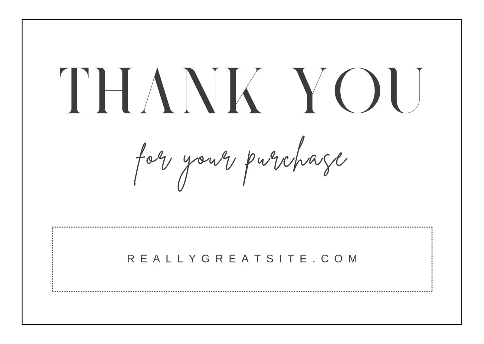 Free Printable Business Thank You Postcard Templates Canva