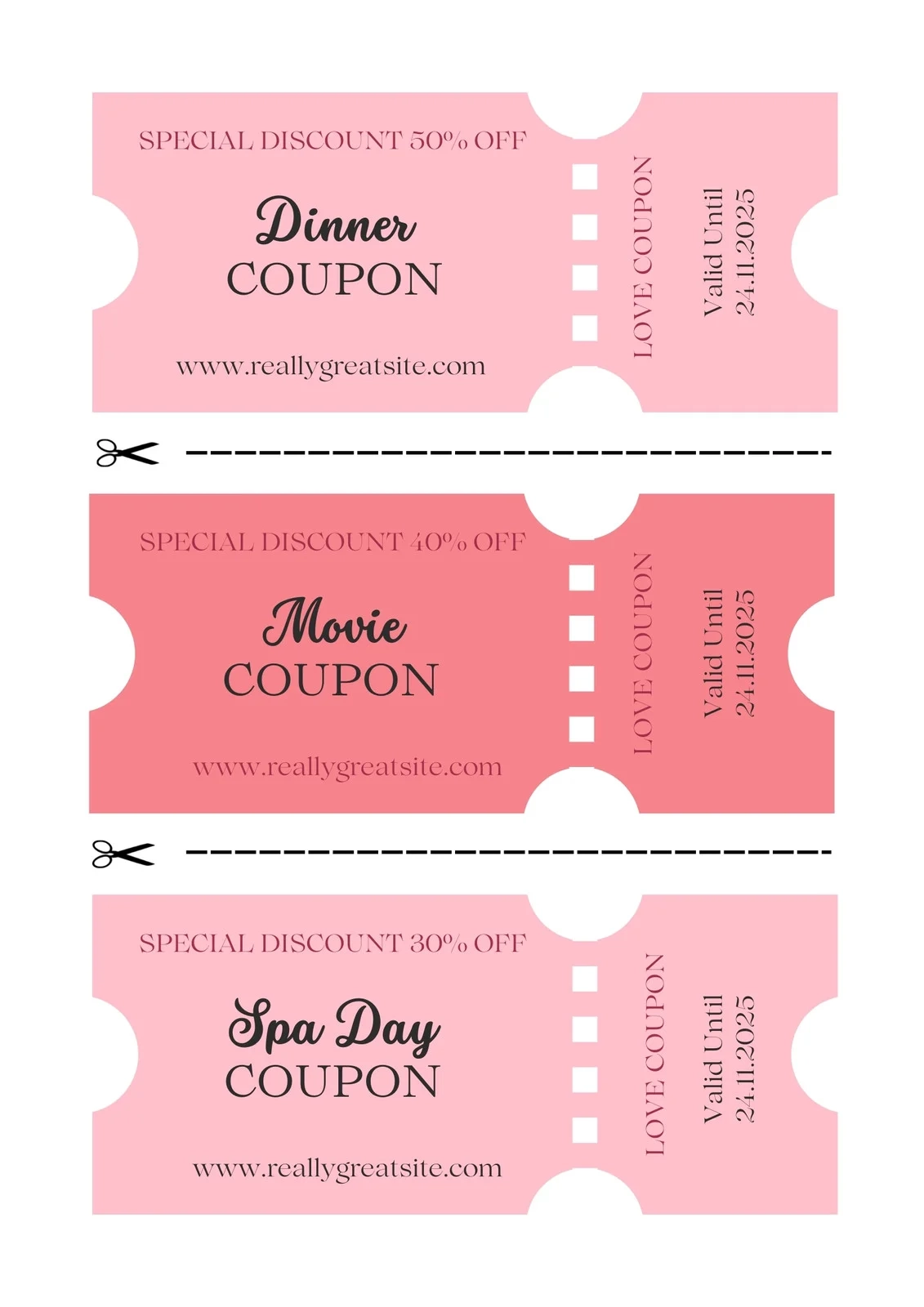Customizable Free Printable Coupon Template