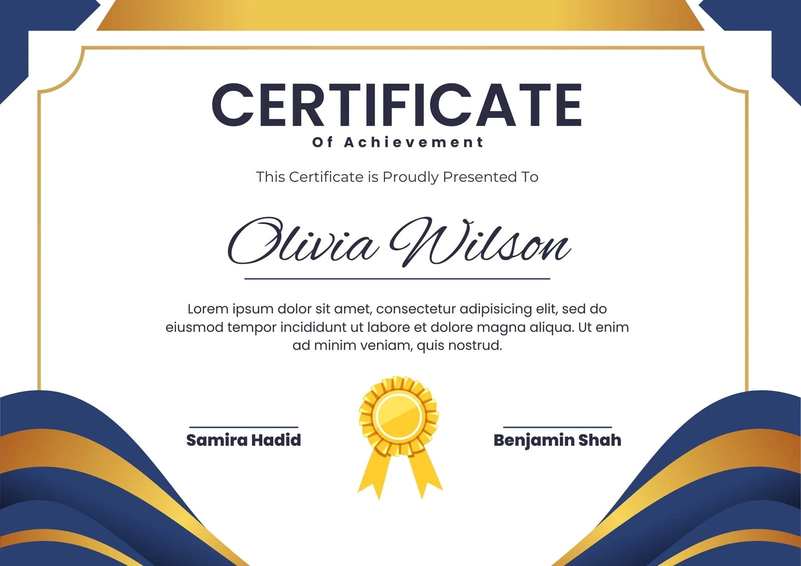 Free Printable Customizable Recognition Certificate Templates 