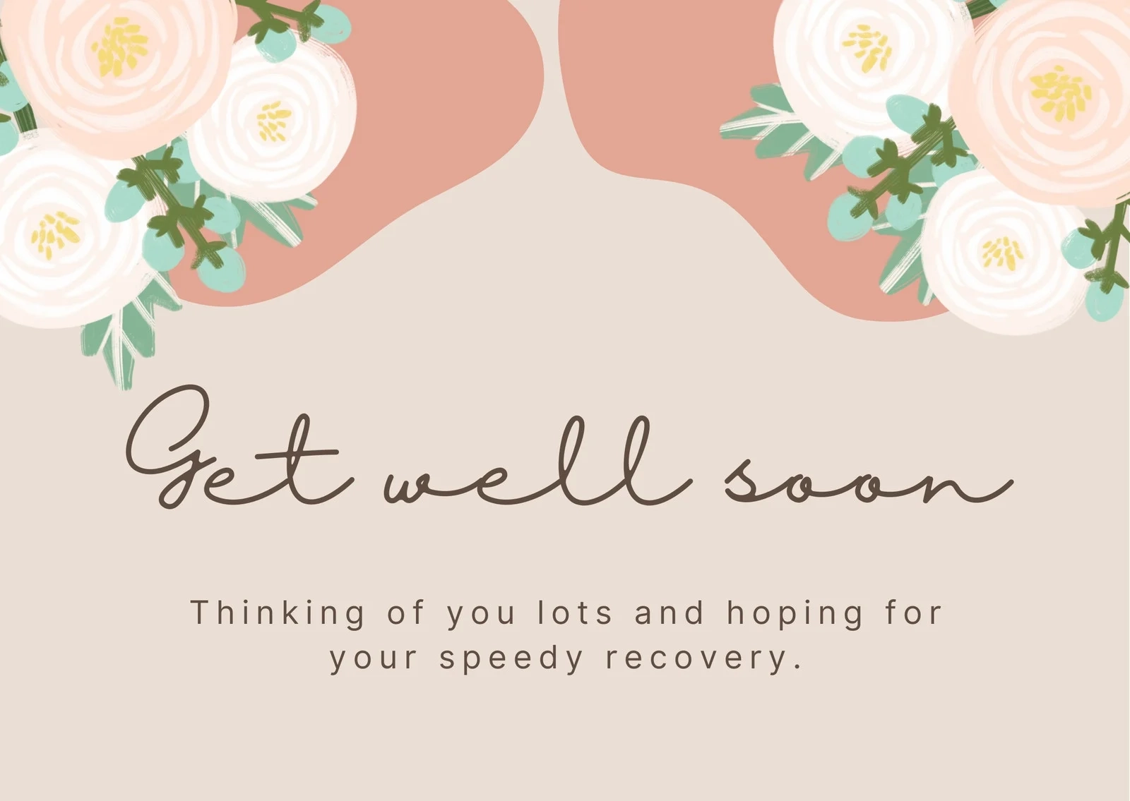 Free Printable Editable Get Well Soon Card Templates Canva